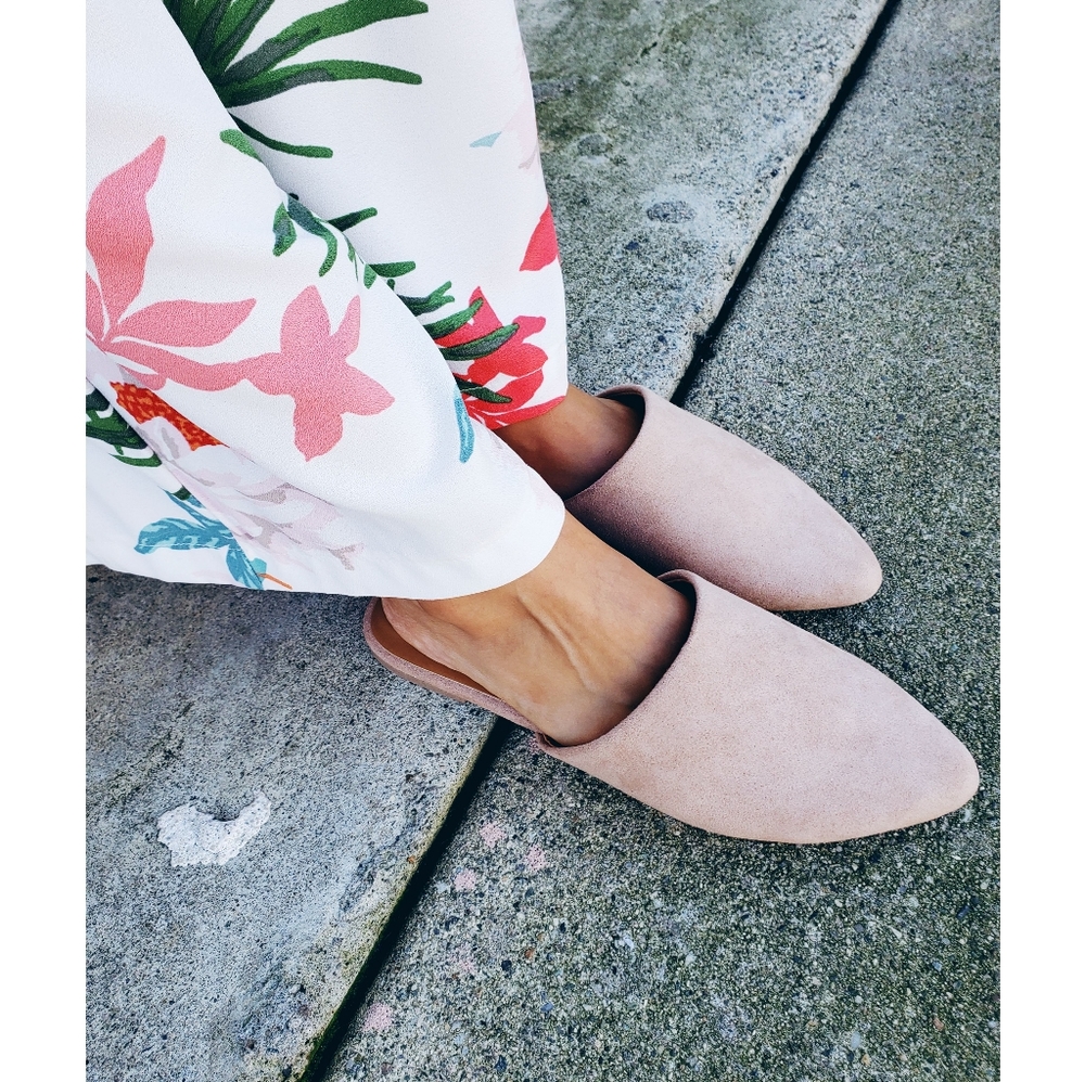 Price firm!The Marcy// warm taupe mule flat - Picture 4 of 5